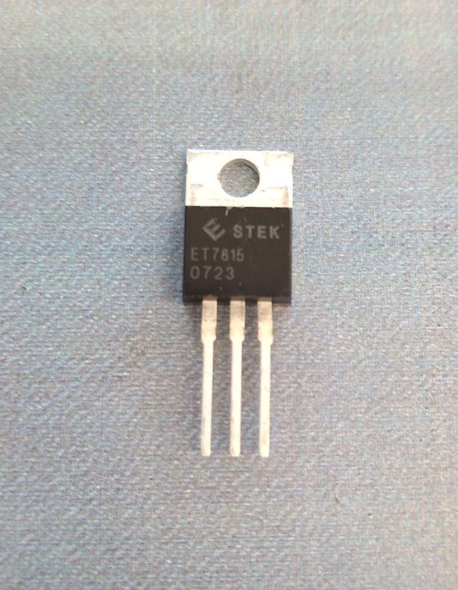 ET7815 positiver Festspannungsregler 15 Volt 1 Ampere im TO-220-Gehaeuse von STEK