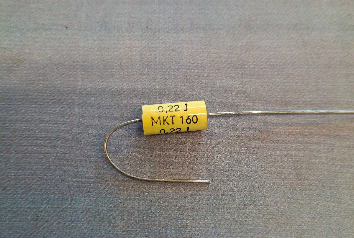 Kondensator 220nF 0,22µF 160V axial DDR Folienkondensator RFT