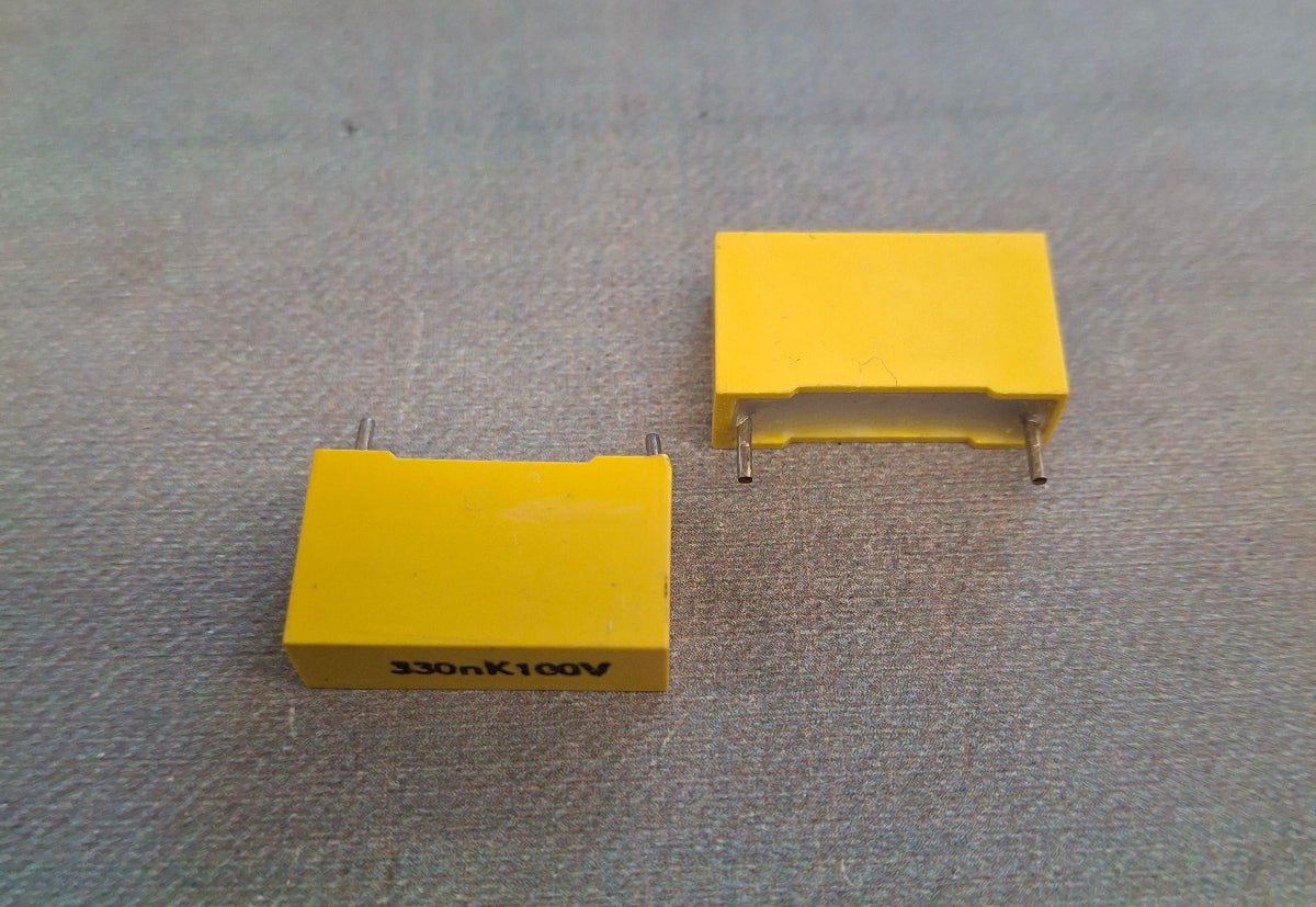 Kondensator 330nF 0,33µF 100V DDR Folienkondensator RFT