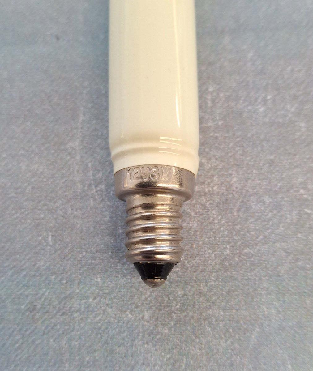 Normalschaftkerze 12 Volt 3 Watt E10 Fassung – Ersatzlampe für Weihnachtsbeleuchtung