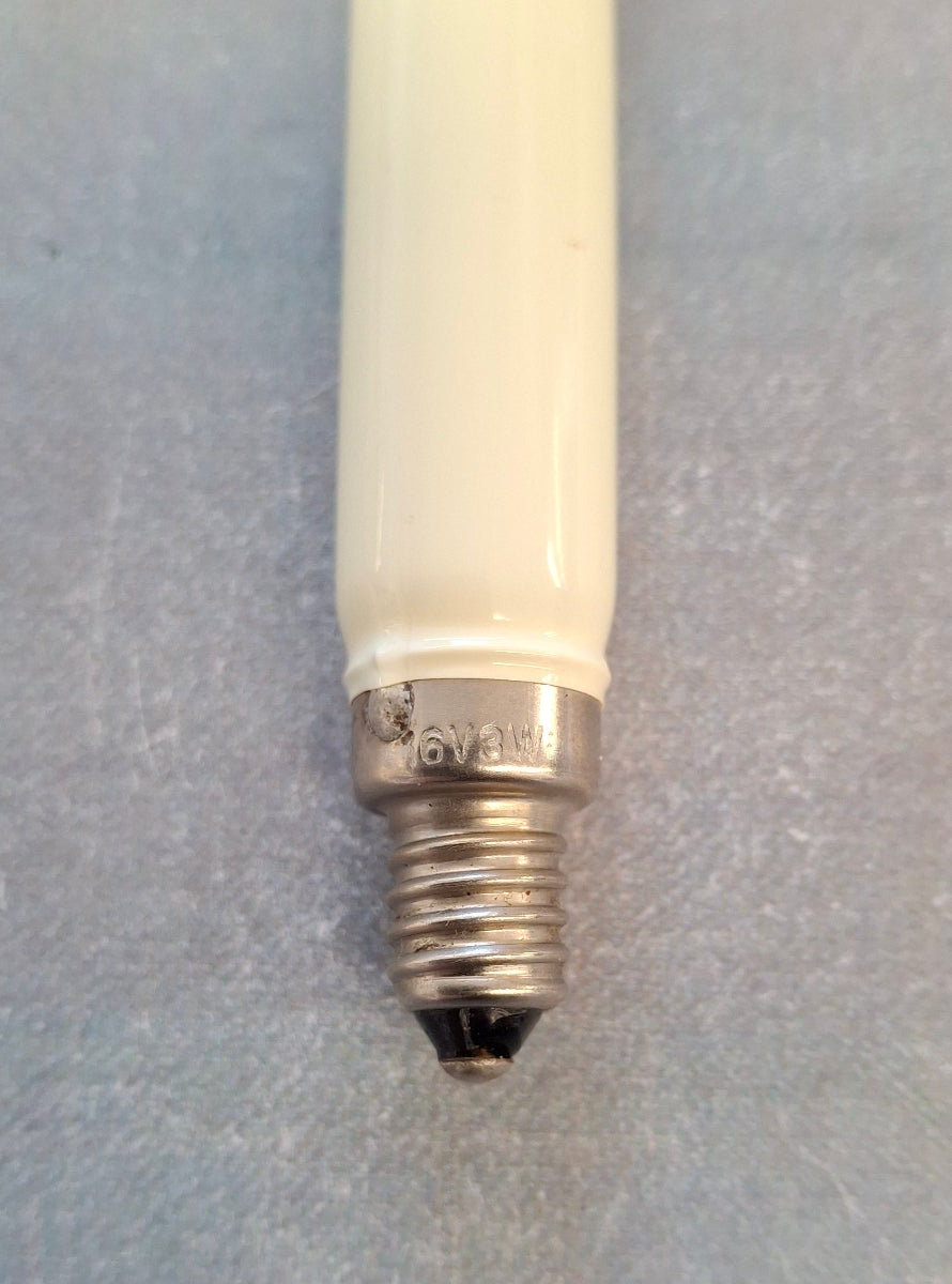 Normalschaftkerze 16 Volt 3 Watt E10 Fassung – Ersatzlampe für Weihnachtsbeleuchtung