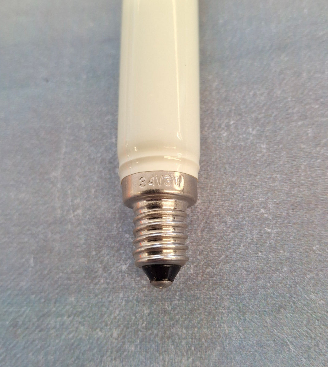 Normalschaftkerze 34 Volt 3 Watt E10 Fassung – Ersatzlampe für Weihnachtsbeleuchtung