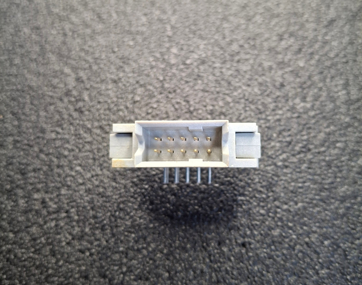RFT EFS-Stecker 2x6M – 10-polig – gewinkelt – EFS10 DDR NOS Robotron