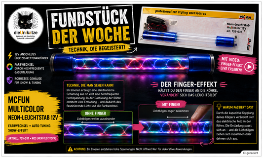 Fundstück der Woche: Der McFun Multicolor-Neon-Leuchtstab