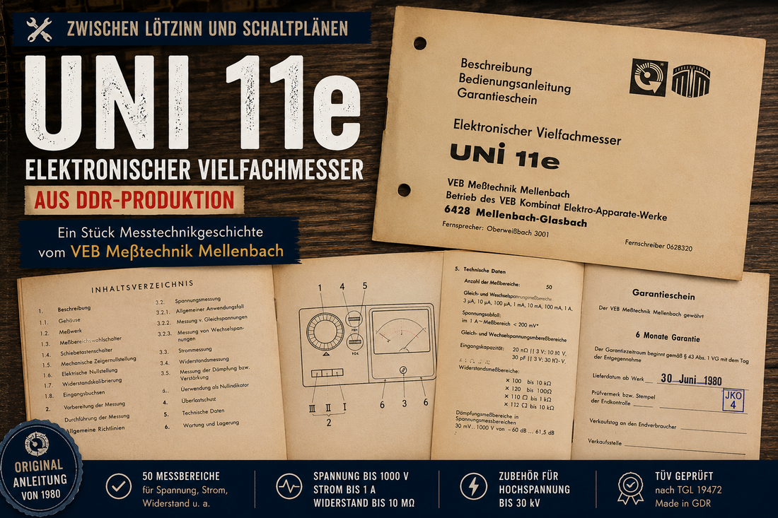 UNI 11e – Elektronischer Vielfachmesser aus der DDR
