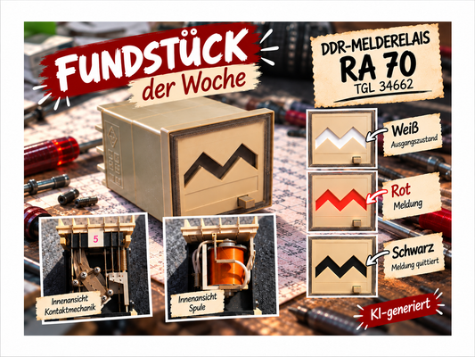 Fundstück der Woche: DDR-Melderelais RA 70