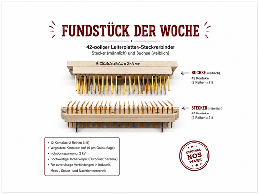 Fundstück der Woche: Der 42-polige Leiterplatten-Steckverbinder