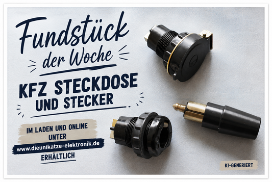 Fundstück der Woche – KFZ Steckdose und Stecker aus der DDR