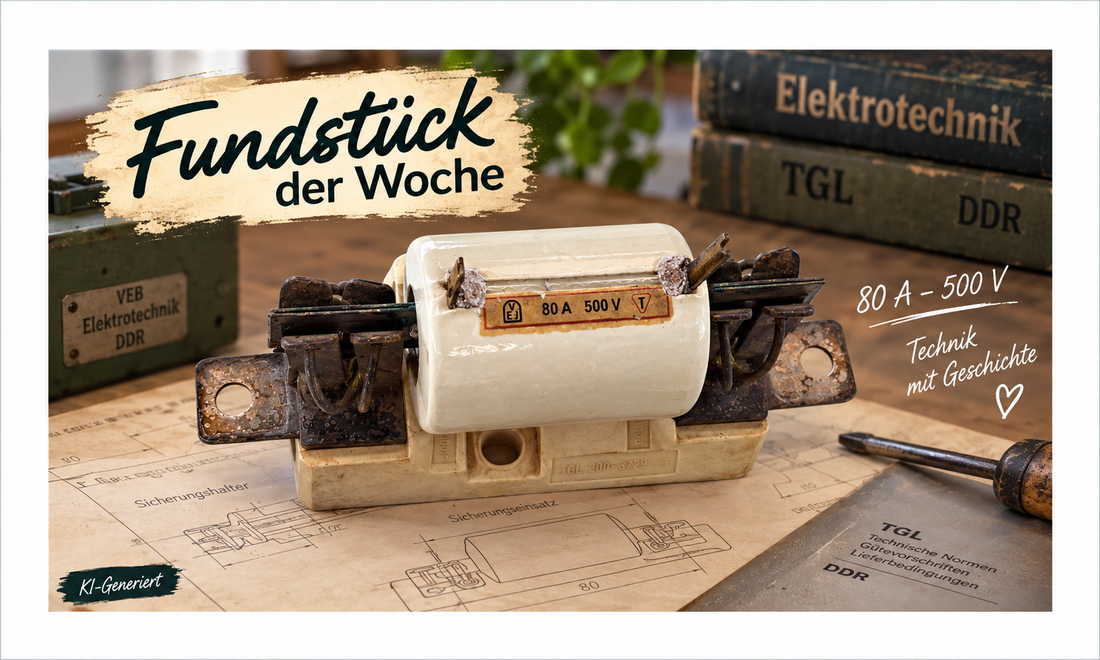 Fundstück der Woche: 80 Ampere aus Keramik