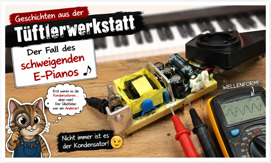 Geschichten aus der Tüftlerwerkstatt – Der Fall des schweigenden E-Pianos