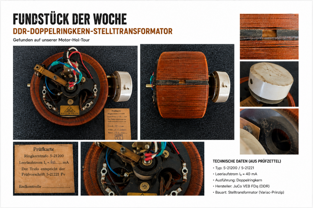 Fundstück der Woche: Der Doppelkerntrafo