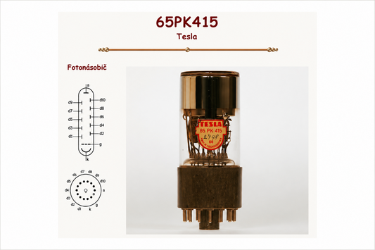 Fundstück der Woche: Die Tesla 65PK415 Photomultiplierröhre