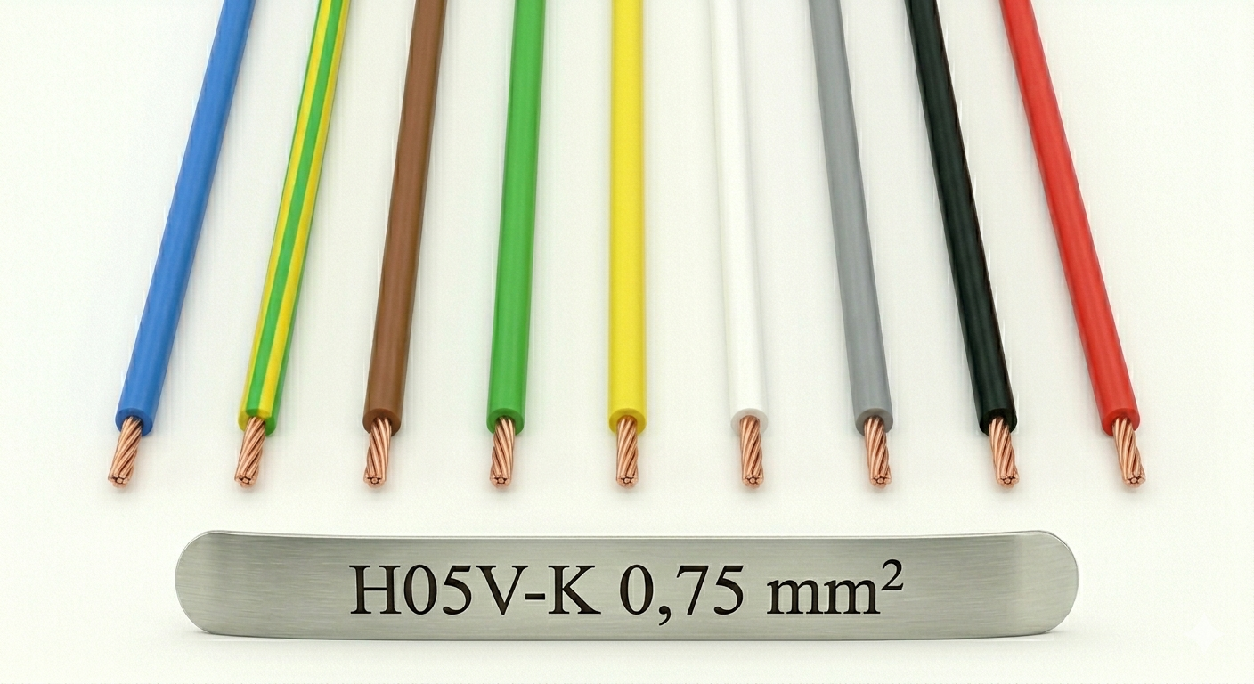 H05V-K Aderleitung Litze 0,75 mm2