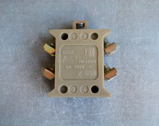 DDR Robotron Stoesseltaster A41 TGL 33573 6A 380V