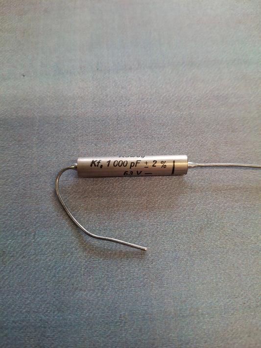 DDR Styroflex  Kunststofffolienkondensator RFT Koweg Styroflexkondensator-1000-2%