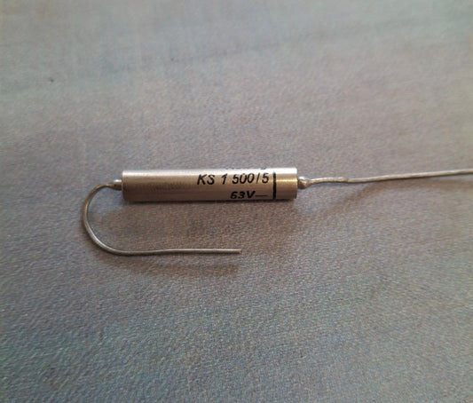 DDR Styroflex Kunststofffolienkondensator RFT Koweg Styroflexkondensator 1500pF