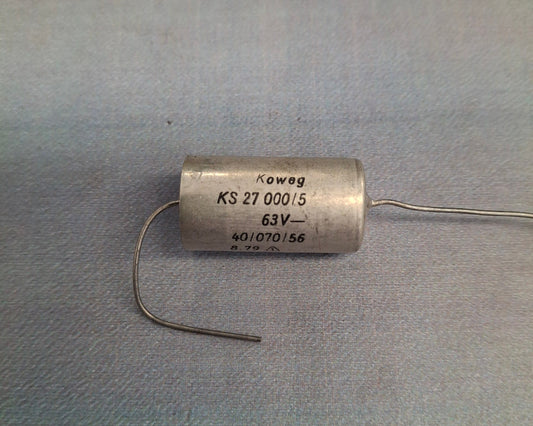 DDR Styroflex Kunststofffolienkondensator RFT Koweg Styroflexkondensator 27000pF