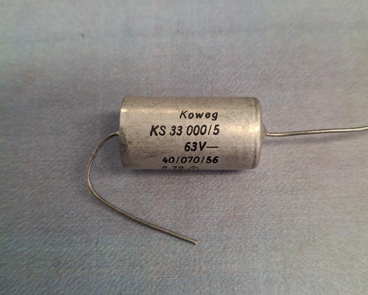 DDR Styroflex Kunststofffolienkondensator RFT Koweg Styroflexkondensator 33000pF