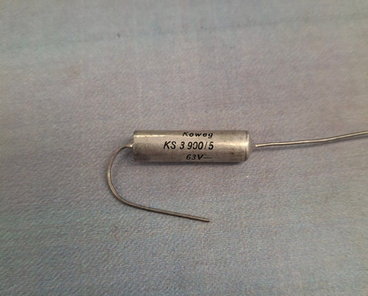DDR Styroflex  Kunststofffolienkondensator RFT Koweg Styroflexkondensator 3900pF