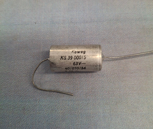 DDR Styroflex Kunststofffolienkondensator RFT Koweg Styroflexkondensator 39000pF