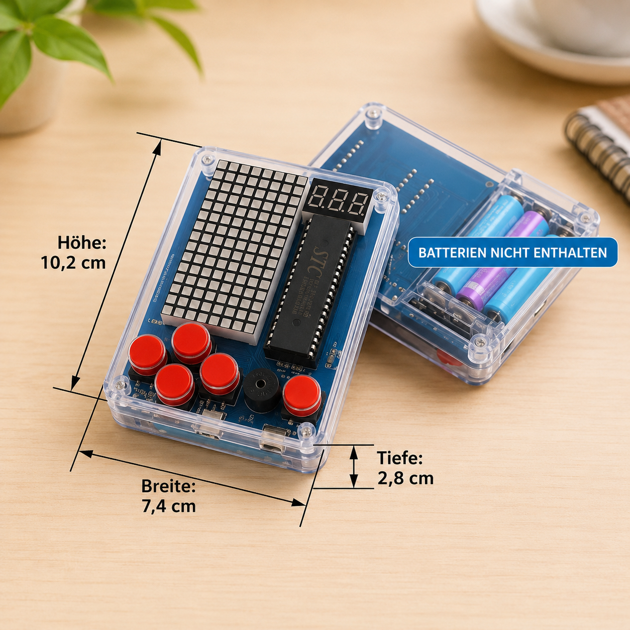 DIY Mini Retro Konsole Bausatz Größe