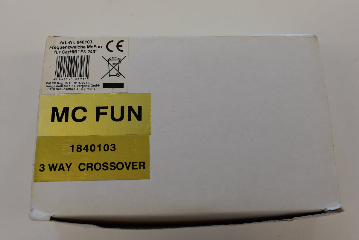 McFun F3-240 3-Wege Frequenzweiche 250 W 4 Ohm 12 dB Car HiFi Art. 840103