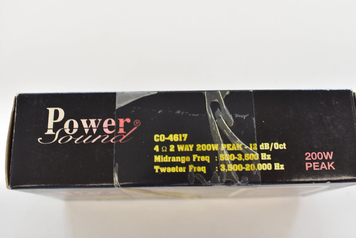 Power Sound CO-4617 2-Wege Frequenzweiche 4 Ohm 200 W Peak 12 dB Car HiFi