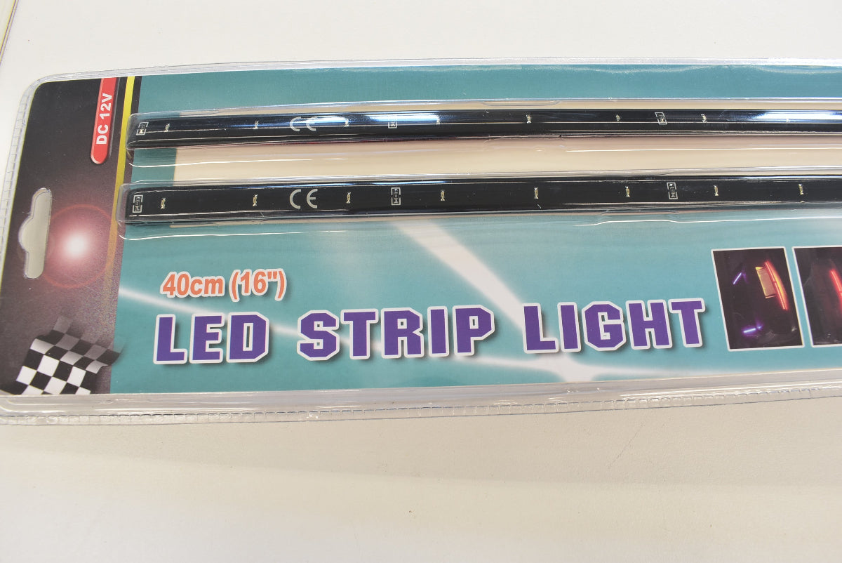 HQ Power LED Strip Light Set 2x40 cm Blau 12V selbstklebende LED-Streifen CHLSB1 Auto Tuning