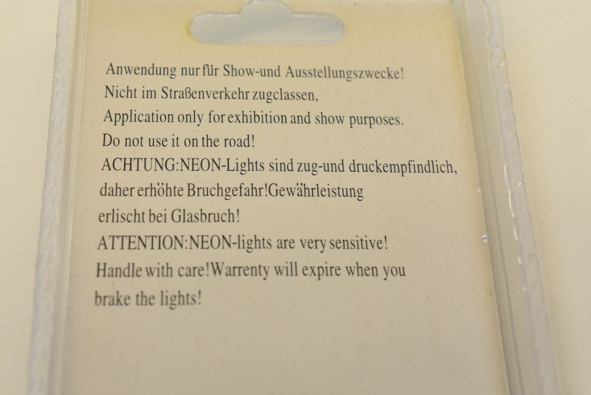 Car HiFi Mini Neon Light 10 cm Gruen 12V MNL-10G Neonröhre mit Inverter