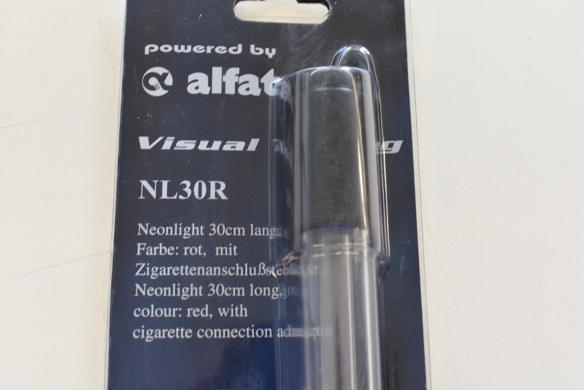 Visual Lighting Neonröhre 30 cm Rot 12V mit Zigarettenanzünder NL30R Car HiFi