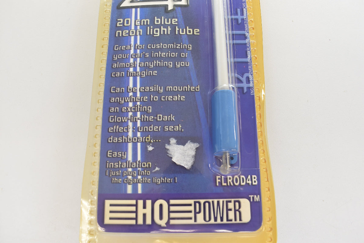 HQ Power Blue Neon Leuchtstoffröhre 20 cm Blau FLR0D4B 12V NOS Fahrzeugbeleuchtung