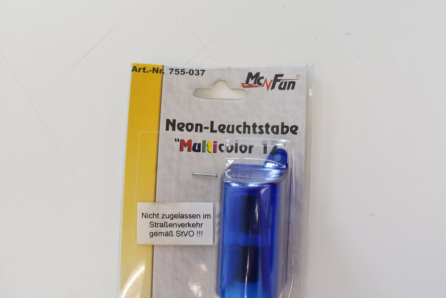 McFun Multicolor Neon-Leuchtstab 12V Farbwechsel Auto Tuning 755-037 NOS