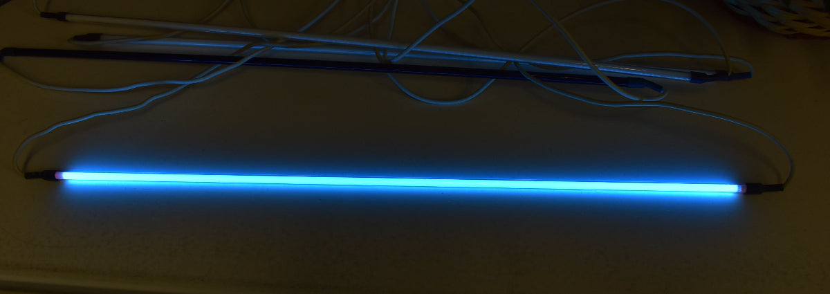 Ersatz Kaltkathoden-Leuchtstoffröhre Blau 10 cm Cold Cathode CCFL Ersatzröhre NOS