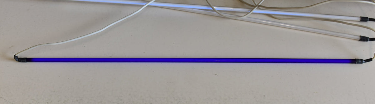 HQ Power FLPSBL Kaltkathoden-Leuchtstoffröhre Schwarzlicht Blacklight UV 30 cm 12V Cold Cathode Neonröhre NOS