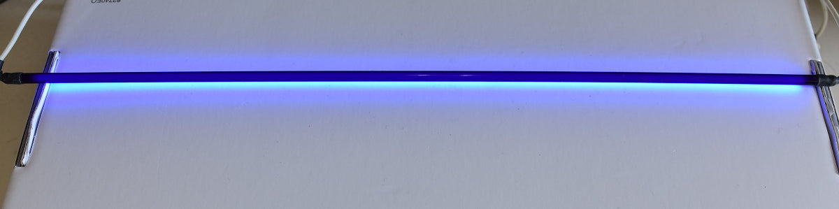 HQ Power FLPSBL Kaltkathoden-Leuchtstoffröhre Schwarzlicht Blacklight UV 30 cm 12V Cold Cathode Neonröhre NOS