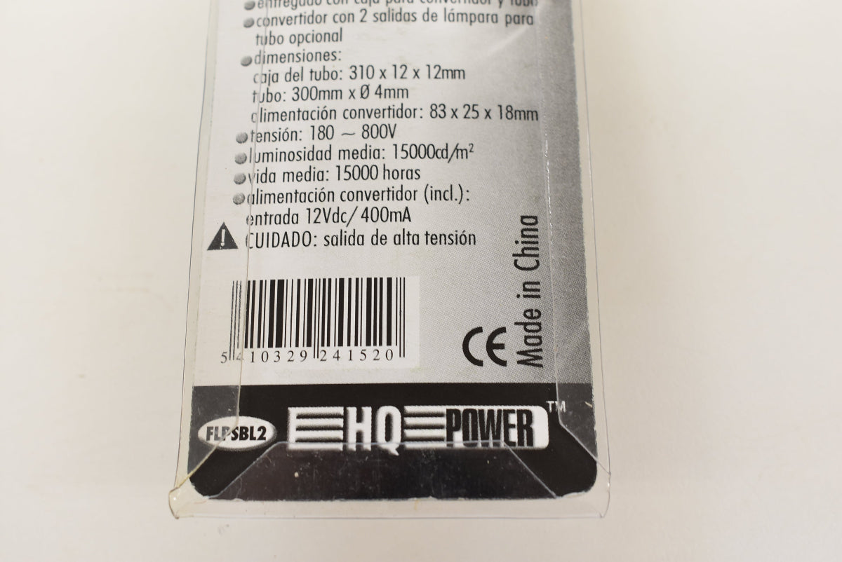 HQ Power FLPSBL2 Kaltkathoden Schwarzlicht Set 30 cm UV CCFL 12V PC Modding NOS