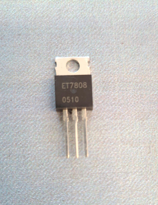 ET7808 positiver Festspannungsregler 8 Volt 1 Ampere im TO-220-Gehaeuse Hersteller unbekannt