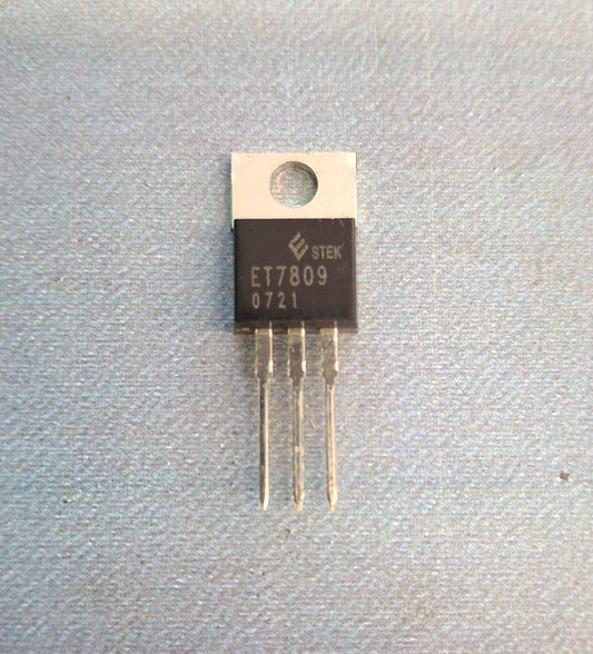 ET7809 positiver Festspannungsregler 9 Volt 1 Ampere im TO-220-Gehaeuse von STEK
