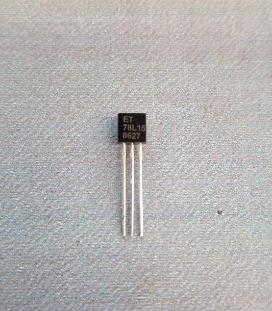ET78L15 positiver Festspannungsregler 15 Volt 100 Milliampere im TO-92-Gehäuse von STEK