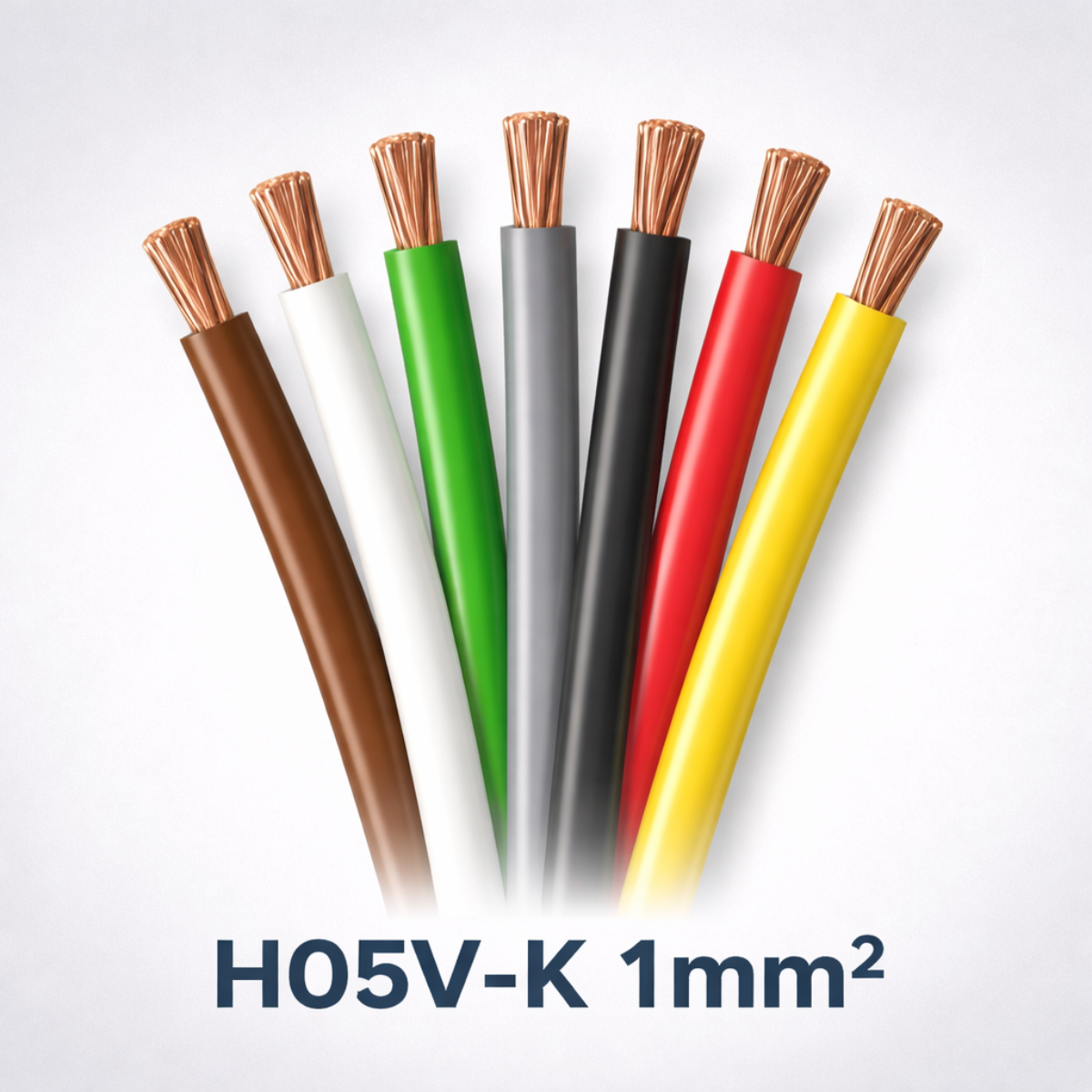 H05V_K Kabel PVC-Isolierung Litze Aderleitung Schaltlitze flexibel 1mm uebersicht