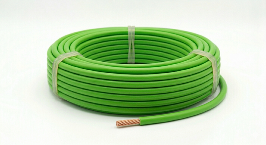H05V_K Kabel PVC-Isolierung Litze Aderleitung Schaltlitze flexibel grün 0,75mm