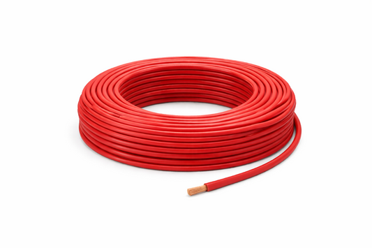H05V_K Kabel PVC-Isolierung Litze Aderleitung Schaltlitze flexibel rot  0,5mm