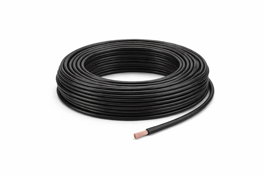 H05V_K Kabel PVC-Isolierung Litze Aderleitung Schaltlitze flexibel schwarz 0,5mm²