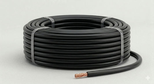 H05V_K Kabel PVC-Isolierung Litze Aderleitung Schaltlitze flexibel schwarz 0,75mm²