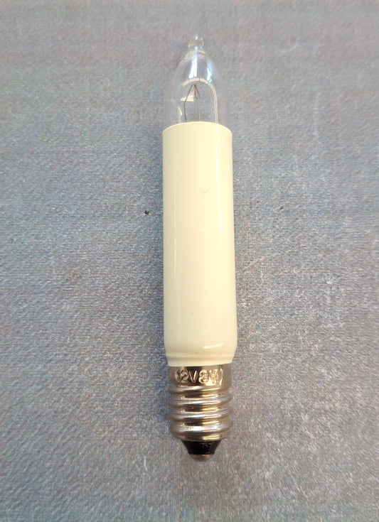 Kleinschaftkerze Schaftkerze 12 Volt 3 Watt E10 Fassung Ersatzlampe Weihnachtsbeleuchtung