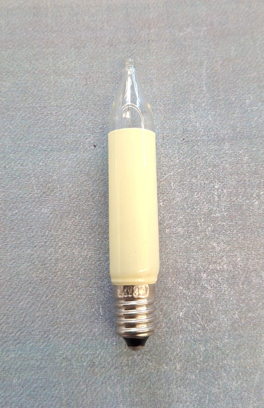 Kleinschaftkerze Schaftkerze 14 Volt 3 Watt E10 Fassung Ersatzlampe Weihnachtsbeleuchtung