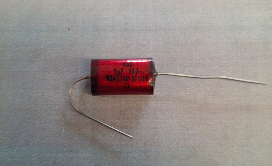 Kondensator 1000nF 1uF 15V axial DDR Folienkondensator RFT