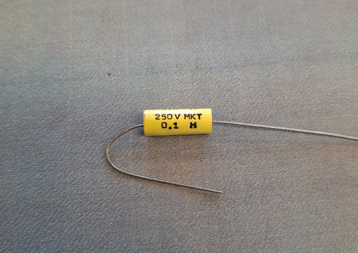 Kondensator 100nF 0,1µF 250V axial DDR Folienkondensator RFT