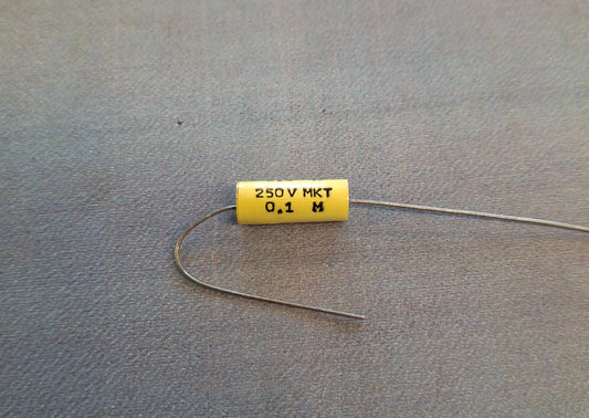 Kondensator 100nF 0,1µF 250V axial DDR Folienkondensator RFT