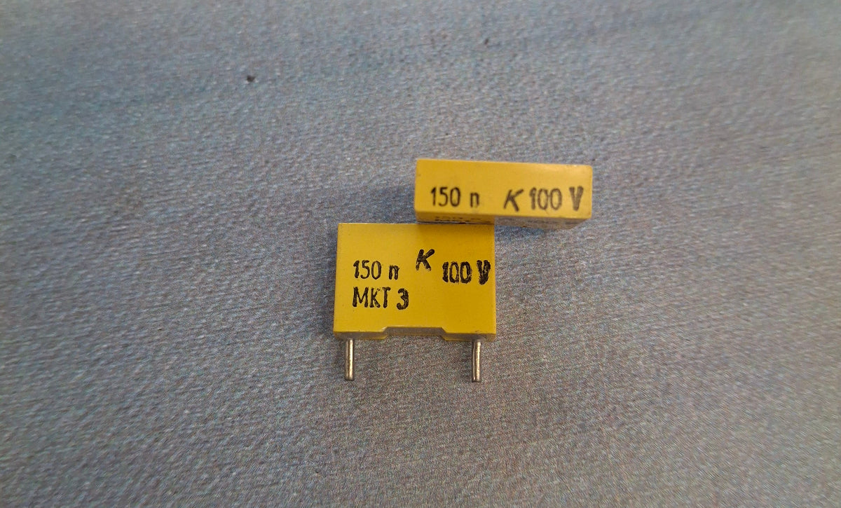 Kondensator 150nF 0.15µF 100V DDR Folienkondensator RFT